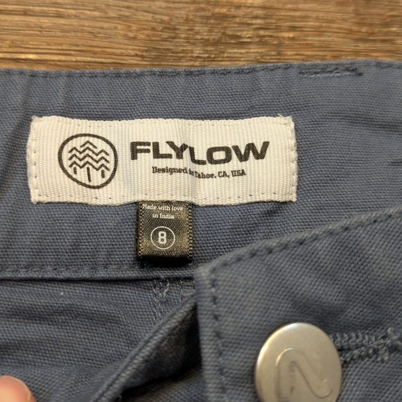 Flylow Women's Patsy Short Tempest Blue Sz 8 - Picture 3 of 10